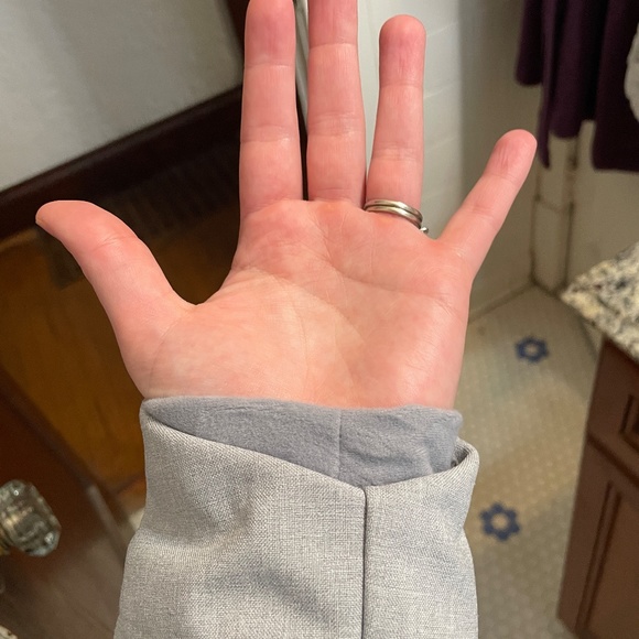 The North Face Ladies Apex Barrier Soft Shell Jacket - Heathered Gray, Small - Picture 11 of 14